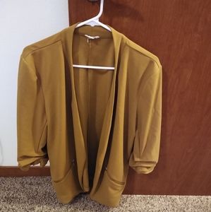 Maurices Mustard Blazer XXL
